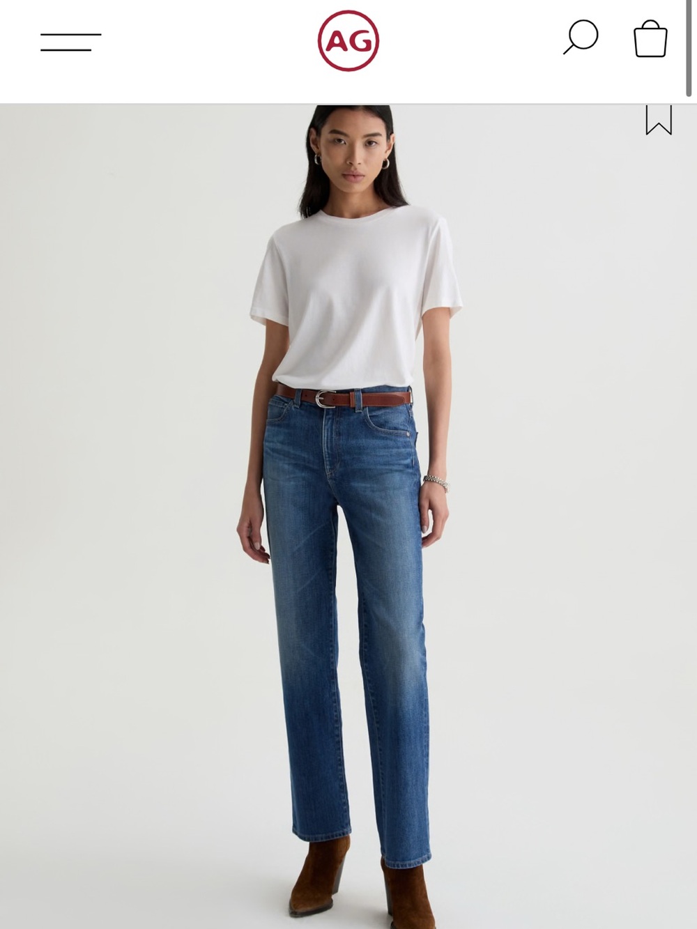 Ag Adriano Goldschmied Straight-Leg Jeans in Brinley